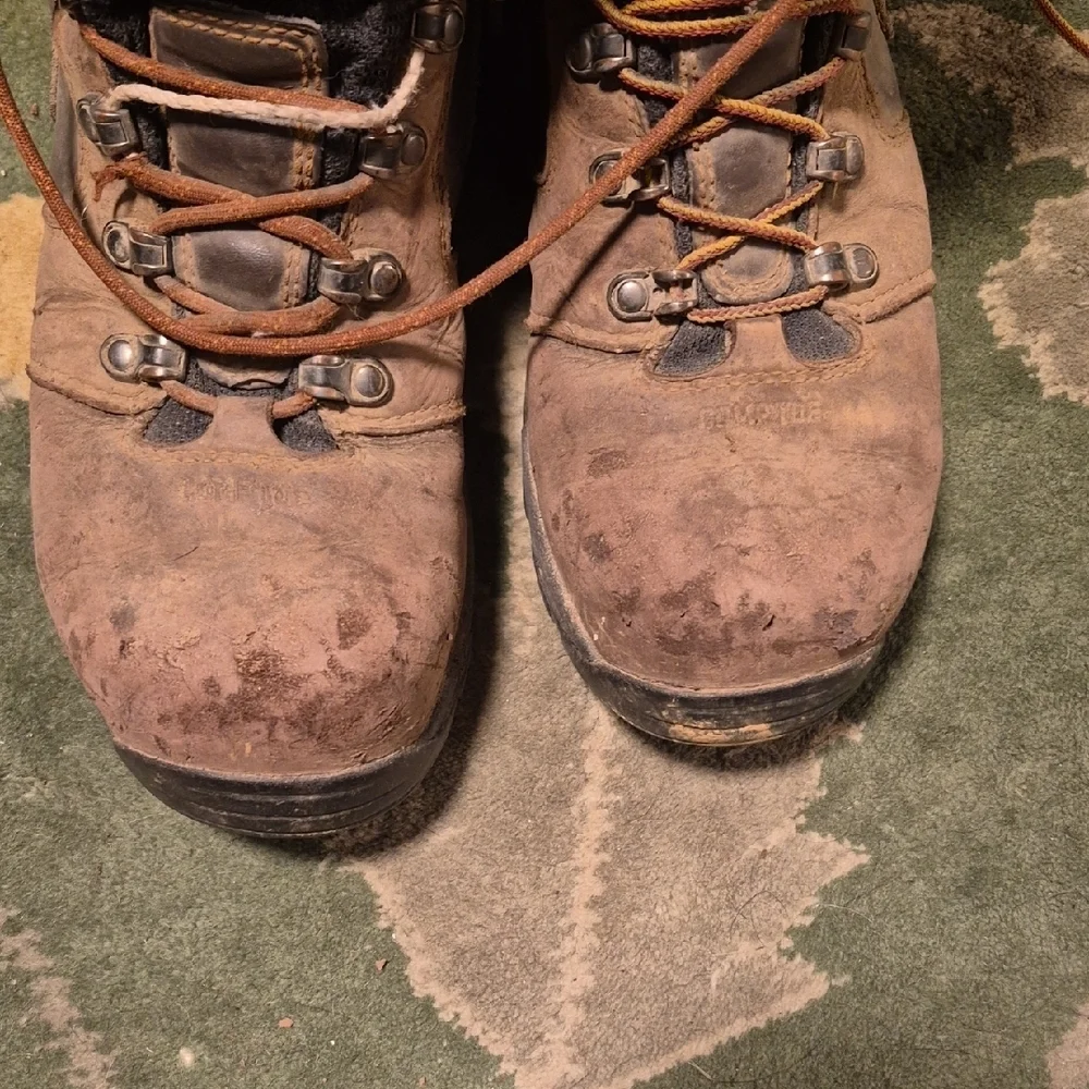 Danner Brown and Black Leather Hiking Boots